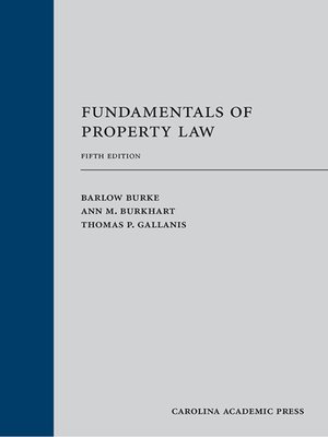 cover image of Fundamentals of Property Law